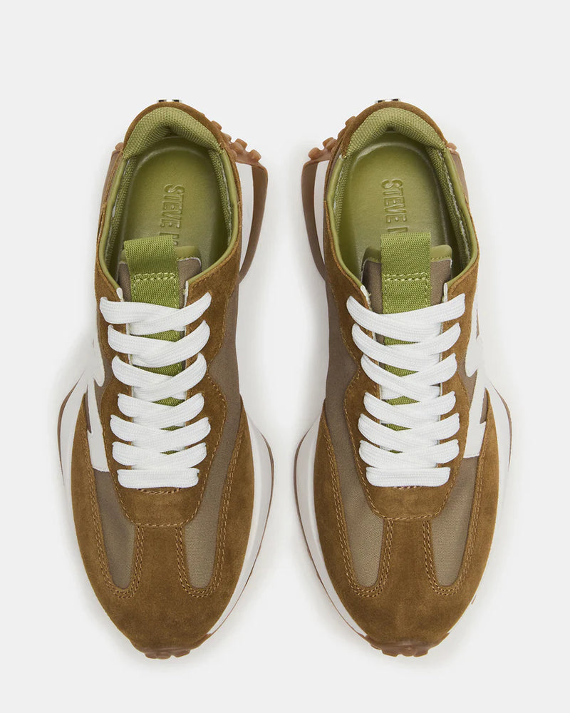 Steve Madden: Campo Sneaker in Olive Multi