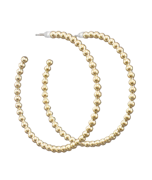 50mm Ball Textured Hoops