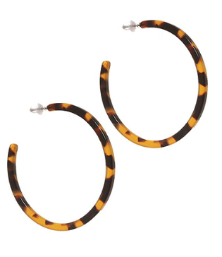 Acetate Open Hoops