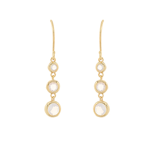 Linear & Graduated Stone Earrings