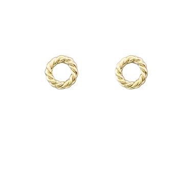 Twisted Circle Studs