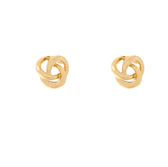 Triangle Knot Stud Earrings