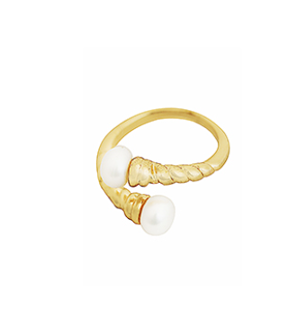 End Pearl Open Ring