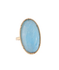 Color Resin Oval Stone Ring