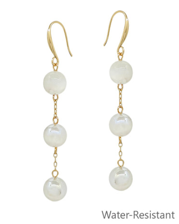 Linear Candy Bead Earrings