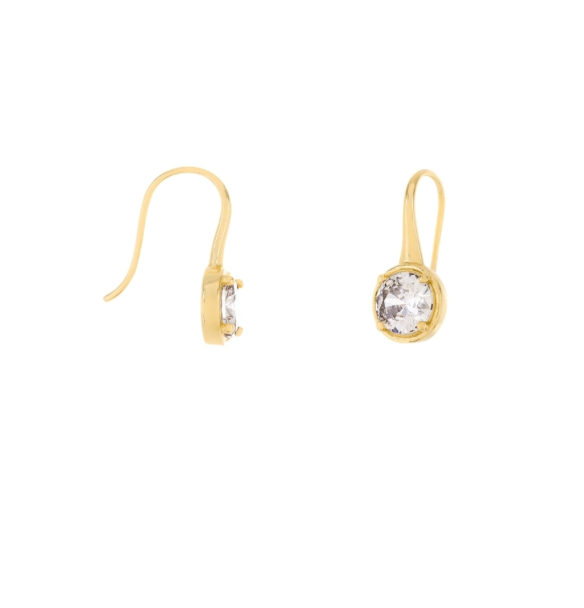 5mm CZ Round Earrings