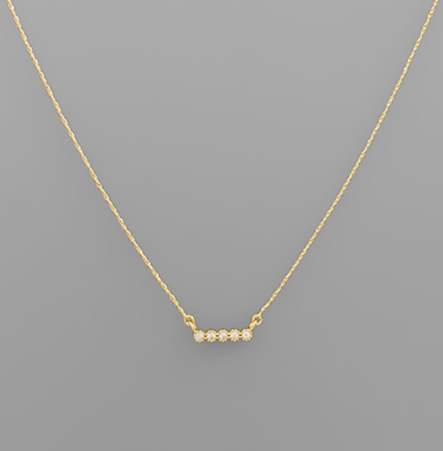 Cup Chain Accent Necklace