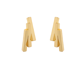 Twisted & Connected Bar Earrings
