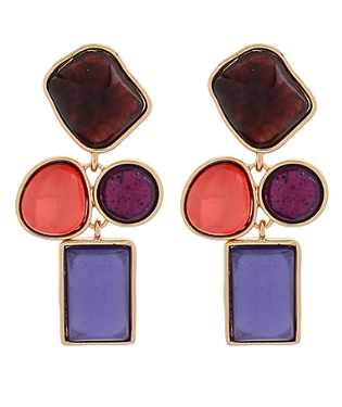 Linear Multi Shape Earrings