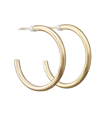 30mm Gold Dipped Hoops