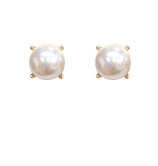 Glass Pearl Studs Earrings