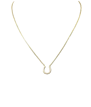 CZ Horseshoe Necklace