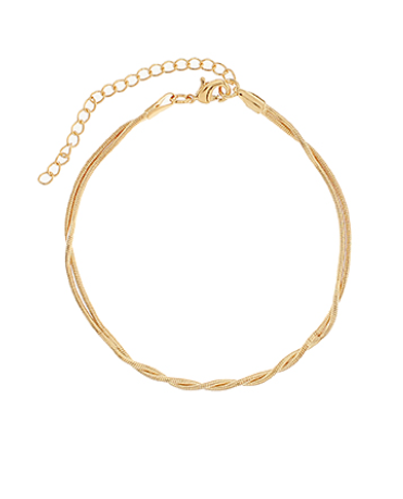 Layered Brass Bracelet