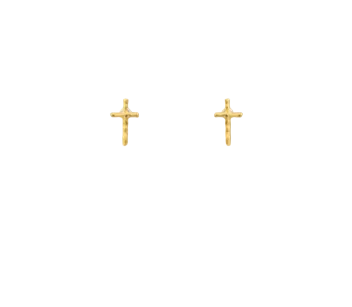 Brass Cross Studs