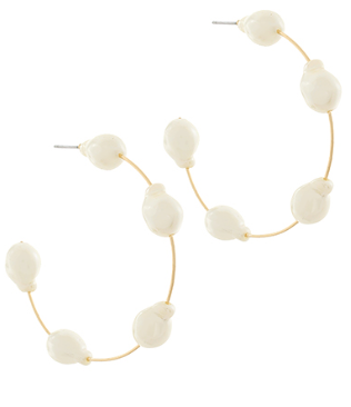 55mm Pearl Station Hoops