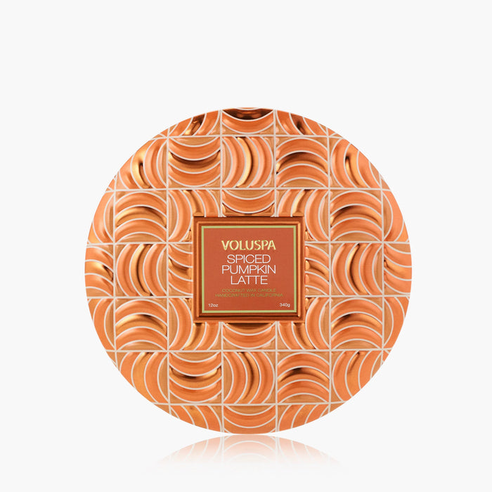 Voluspa: Spiced Pumpkin Latte Tin Candle