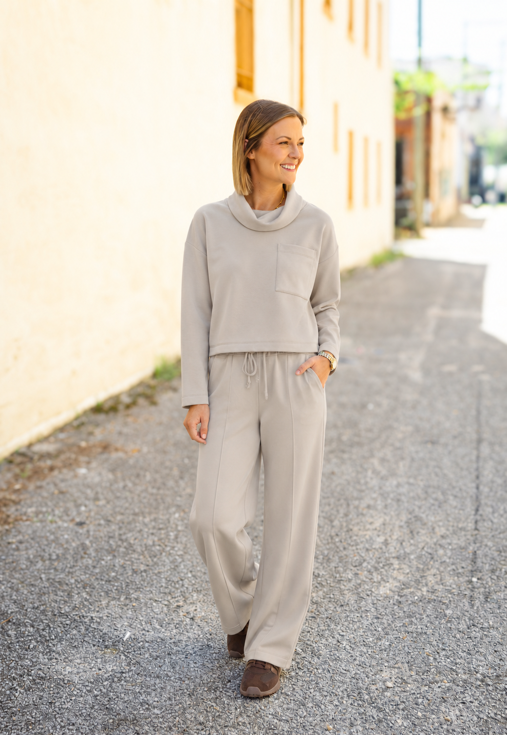 The Donna Pants in Fog