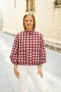Raisonnel: Classic Check Windbreaker Jacket