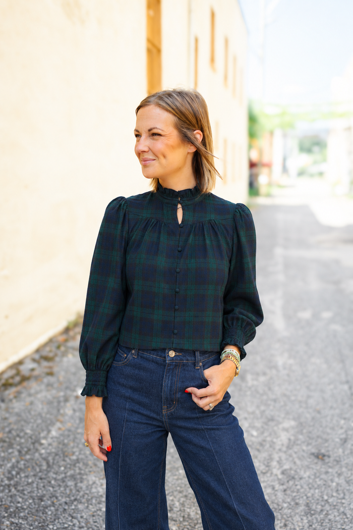 The Pretty in Plaid Top