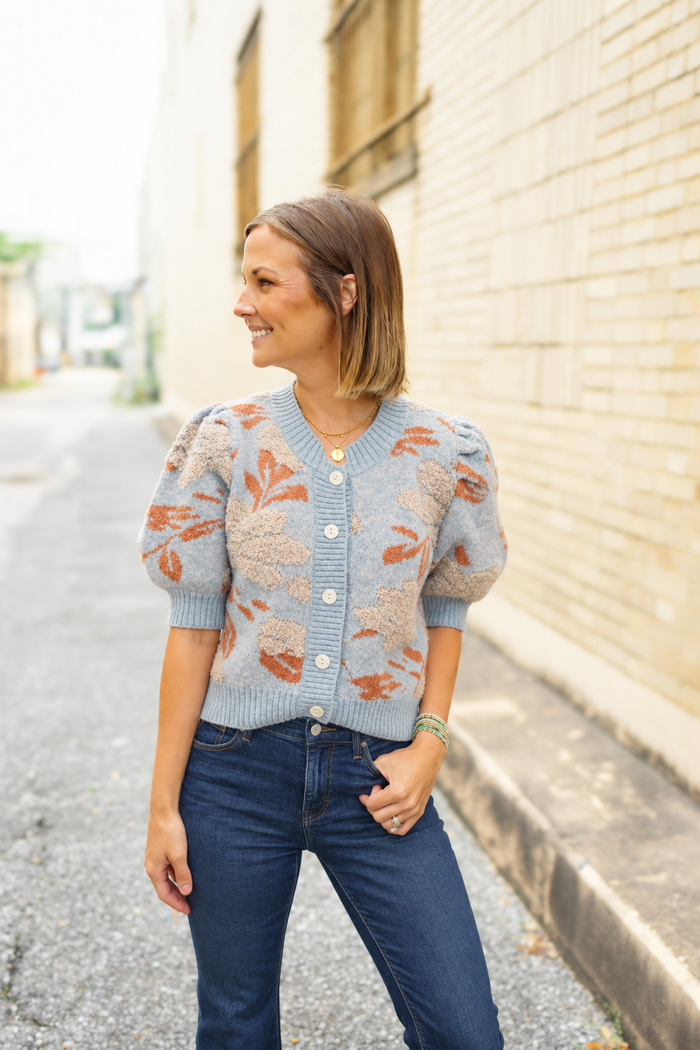 The Sienna Sunset Sweater Top