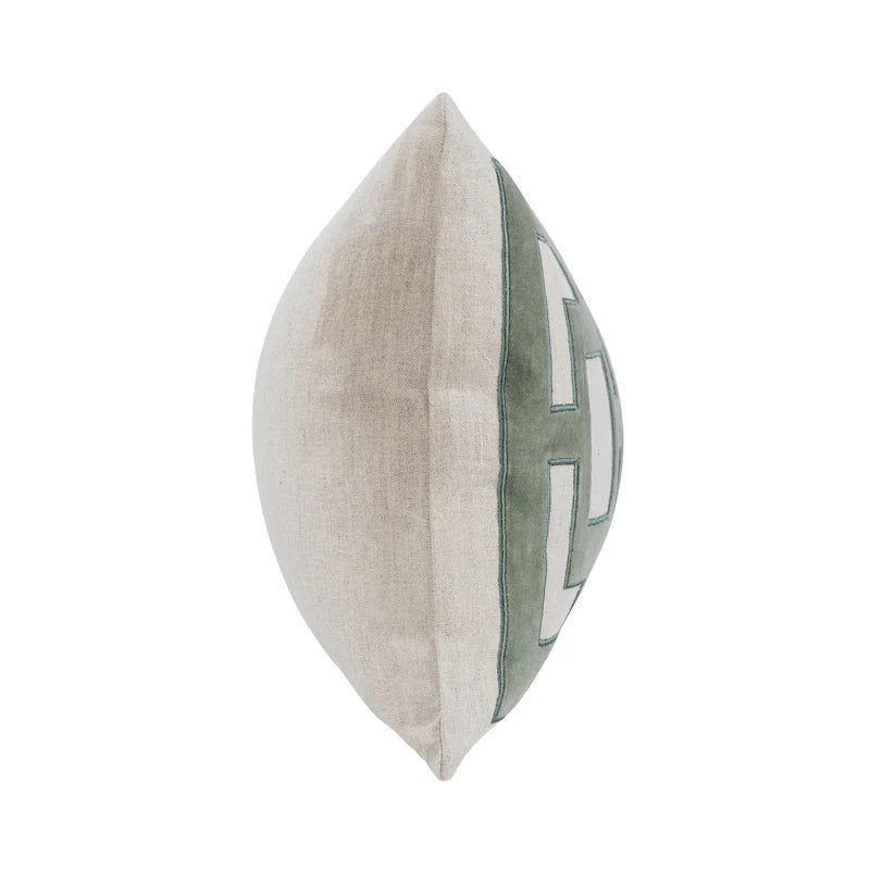 Villa by Classic Home Corbin Jade Green Pillow 14x26
