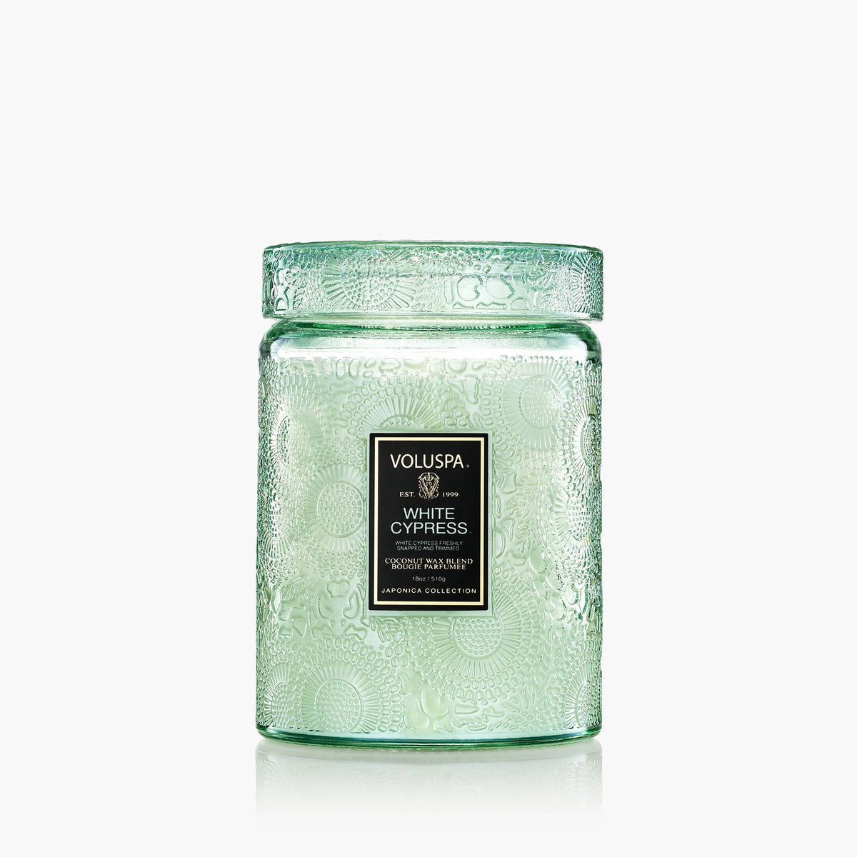 Voluspa: White Cypress 18oz Candle Large
