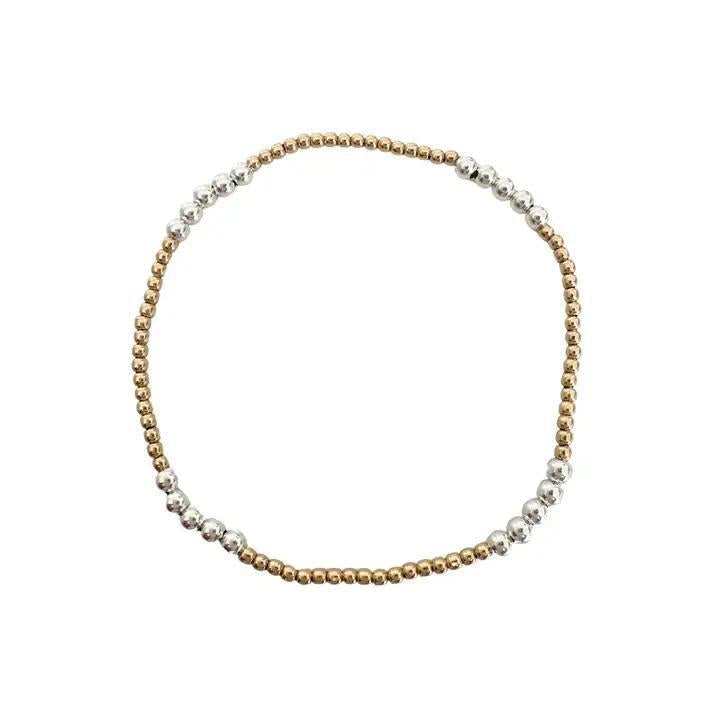 Erin Gray The Hamptons Mix Collection 14k Gold-Filled and Sterling Beaded Bracelets