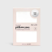 Kitsch: Standard Satin Pillowcase - Ivory