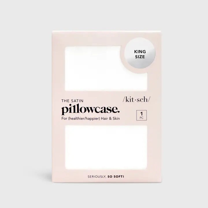 Kitsch: Standard Satin Pillowcase - Ivory