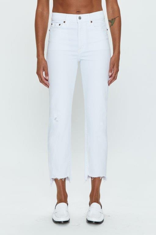 Pistola Charlie Classic Straight Jeans Vintage White