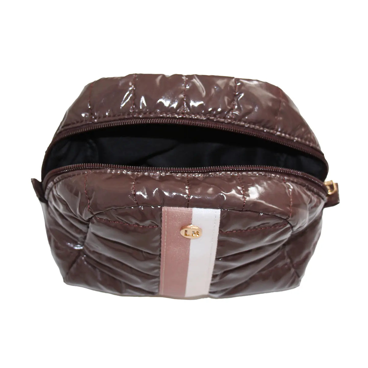 Irene Cosmetic Puffer Bag Cocoa