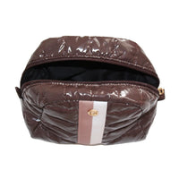 Irene Cosmetic Puffer Bag Cocoa