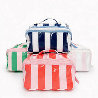 Striped Toiletry Bag
