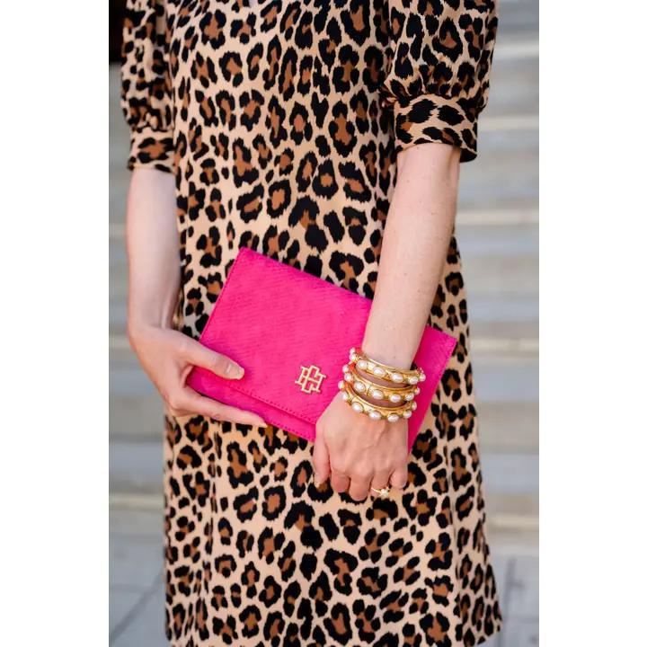 Bryn Clutch/Crossbody Fuchsia