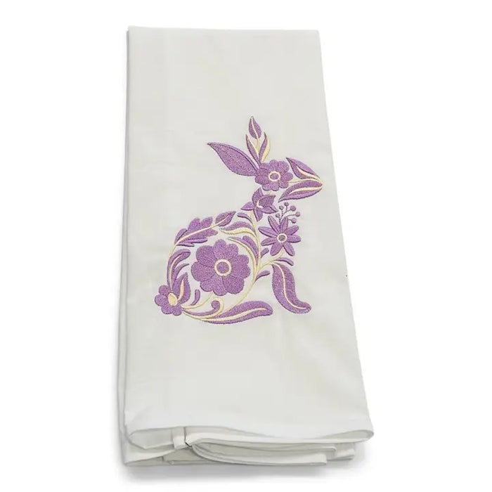 Fancy Bunny Tea Towel