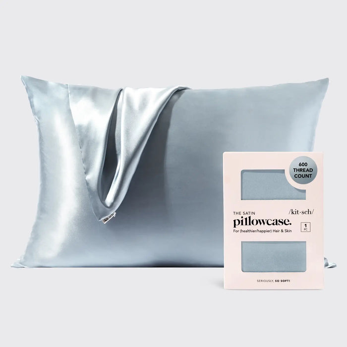Kitsch: Satin Pillowcase Standard - Haze Blue