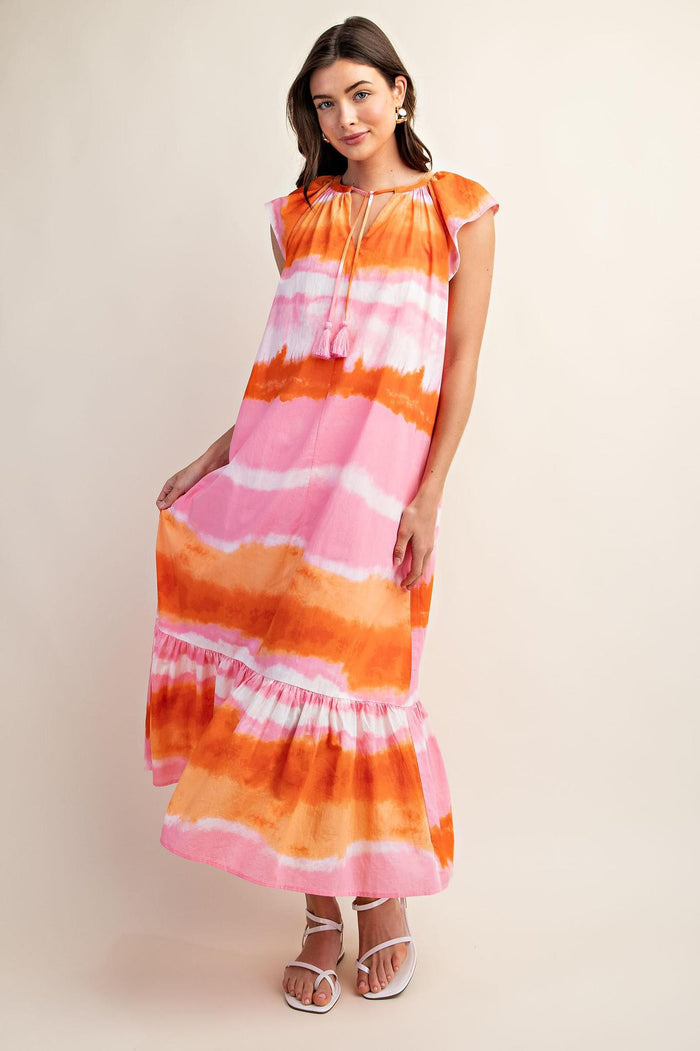 The Sunset Wave Dress-FINAL SALE-