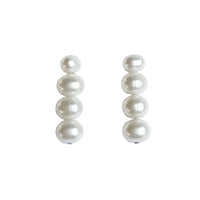 Graduated Freshwater Pearl Earrings