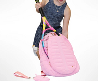 Jennifer Tennis Bag Backpack Cotton Candy Pink