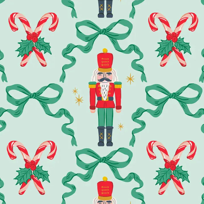 Green Bow Nutcracker Napkins