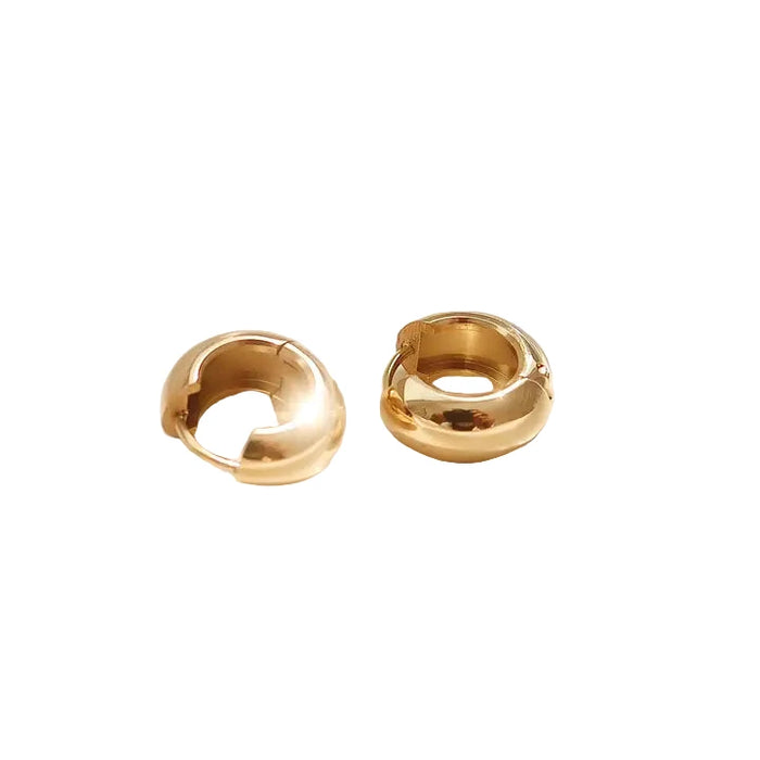 Blandine 18K Non-Tarnish Small Classic Hoop Earring