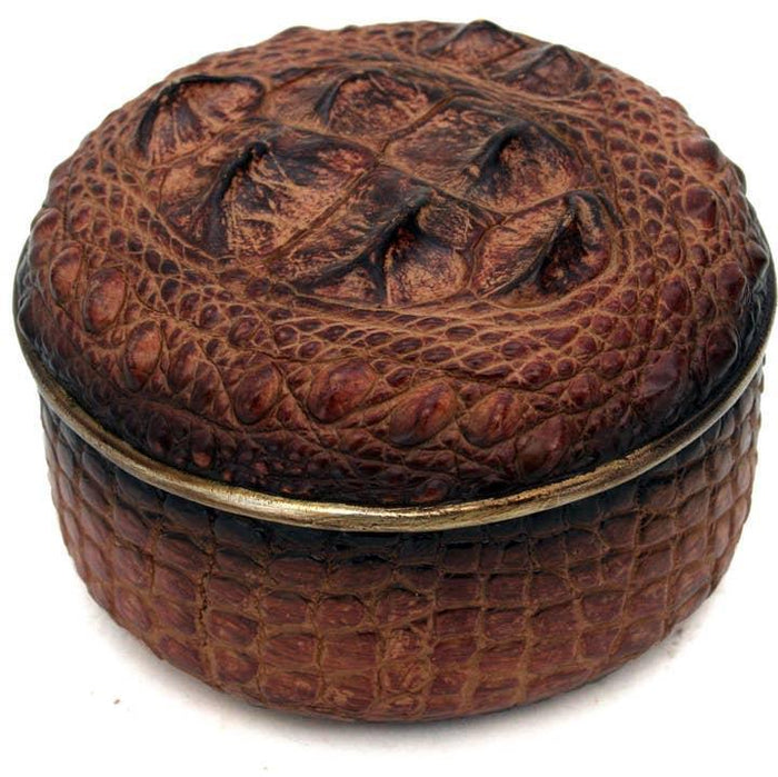 Faux Crocodile Skin Box
