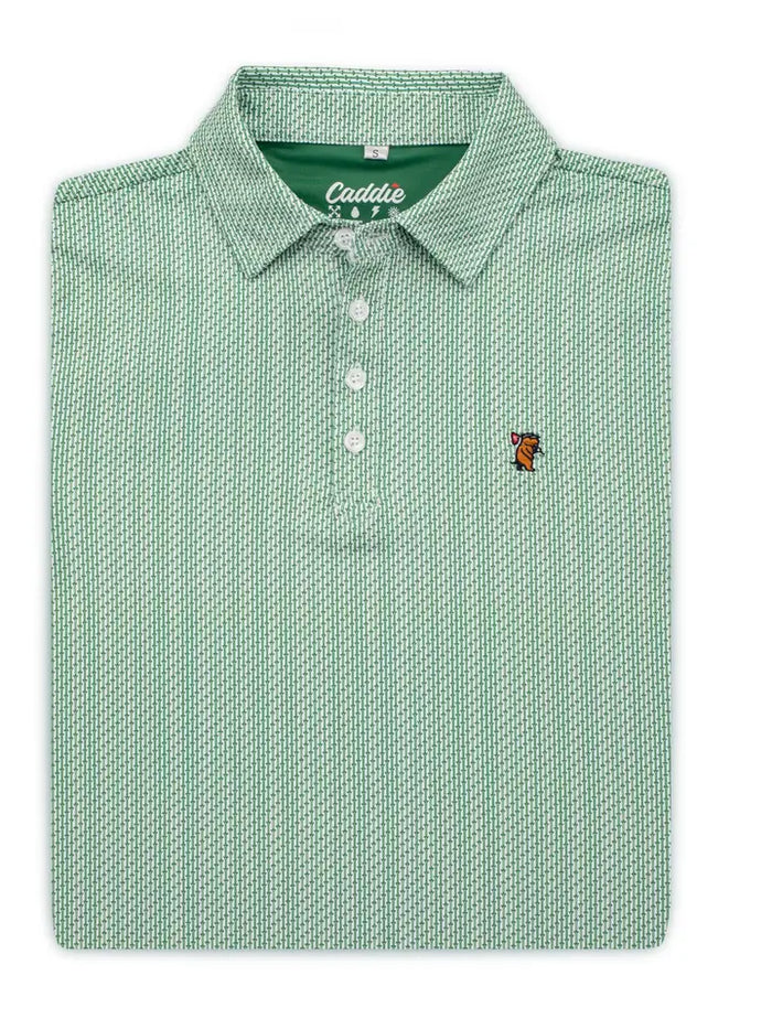 Caddie Green Tee Polo