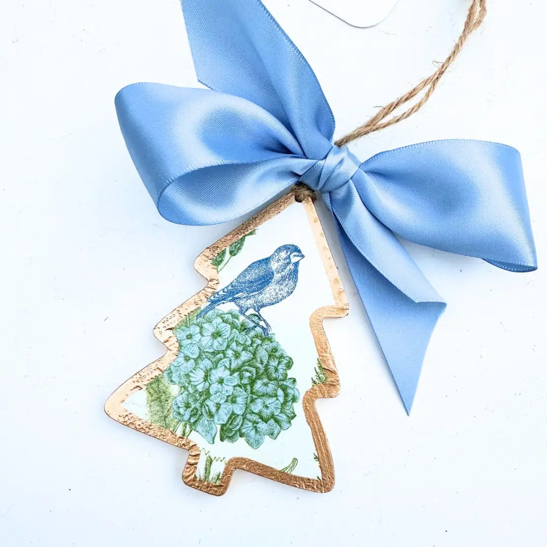 Blue Bird Tree Ornament