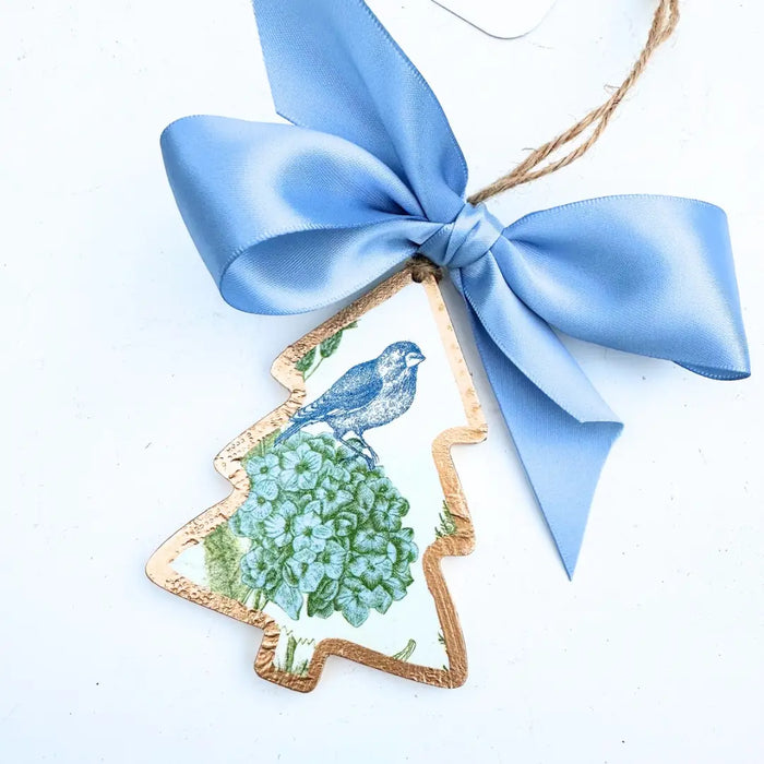 Blue Bird Tree Ornament