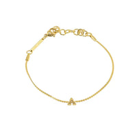 Waterproof Gold Dainty Initial Bracelet