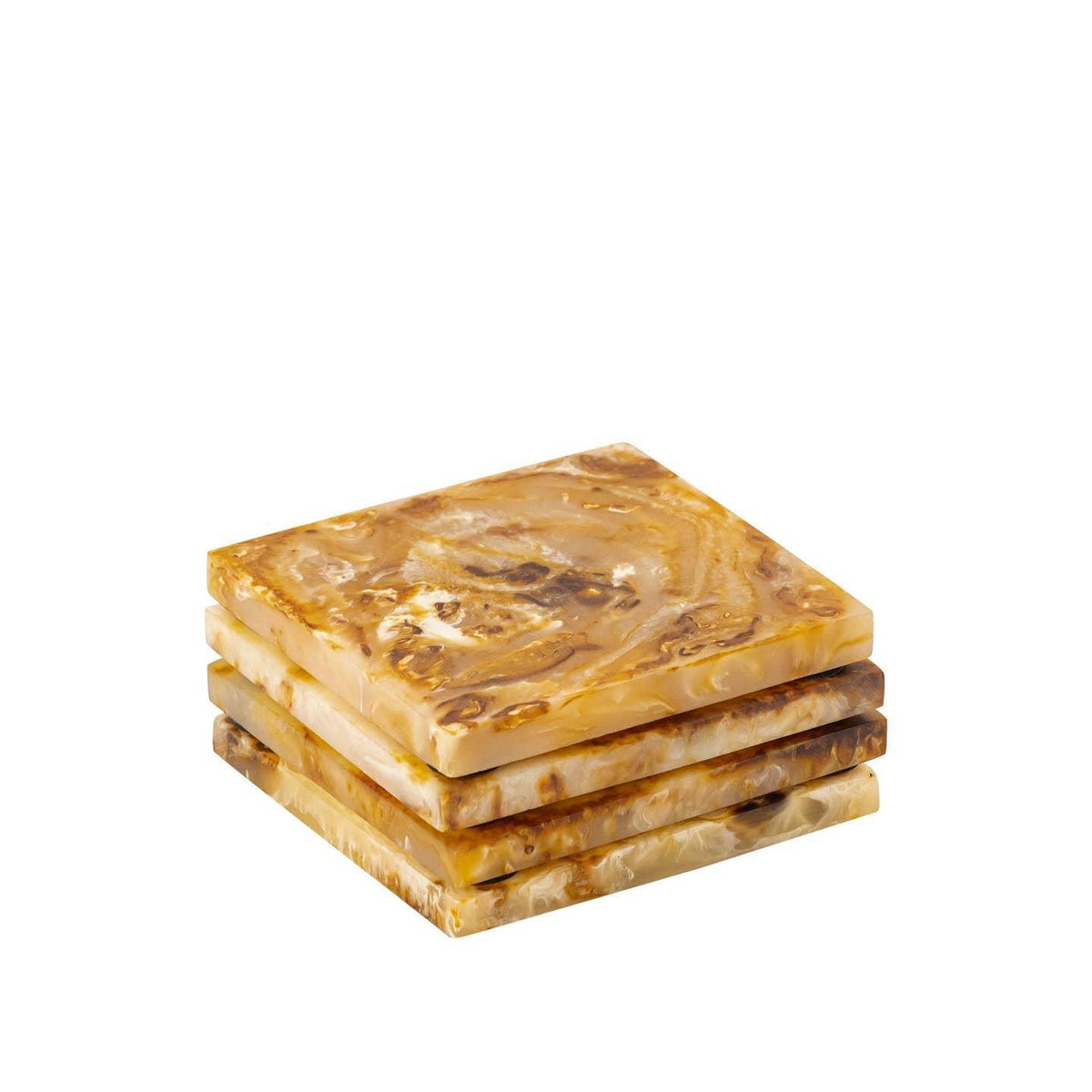 Square Tortoiseshell Coasters