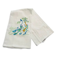 Fancy Feathers Tea Towel
