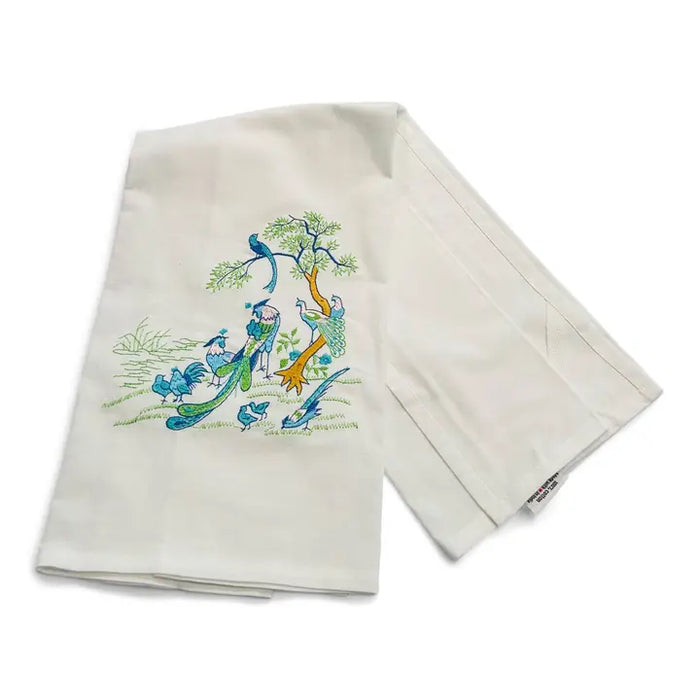 Fancy Feathers Tea Towel