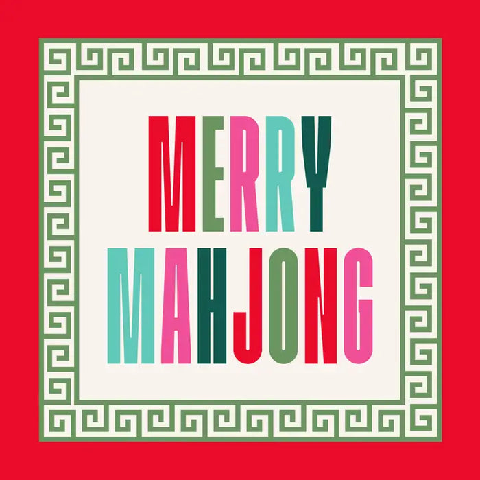 Merry Mahjong Napkins